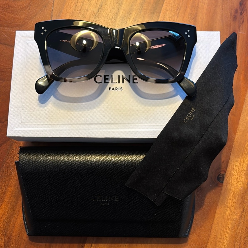 Celine Sunglasses with box and case.
